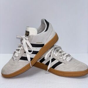 Adidas Busenitz Skateboarding Shoes Sneakers Gray Black Gum Mens‎ 6.5 Womens 7.5